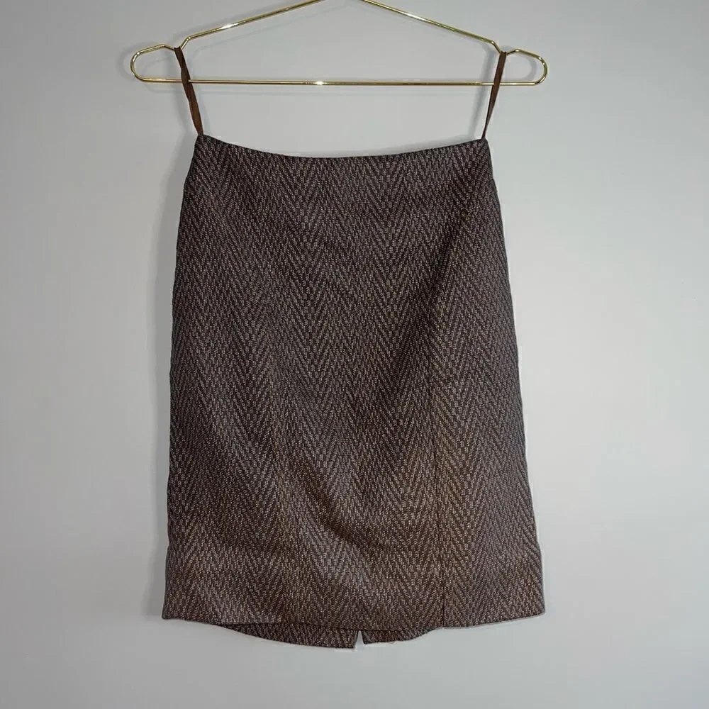 Maeve Textured Pencil Skirt